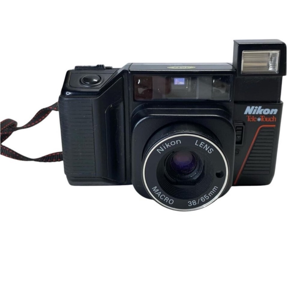 Nikon Tele Touch L35TWAF Point & Shoot 35mm Film Camera Macro Dual Lens